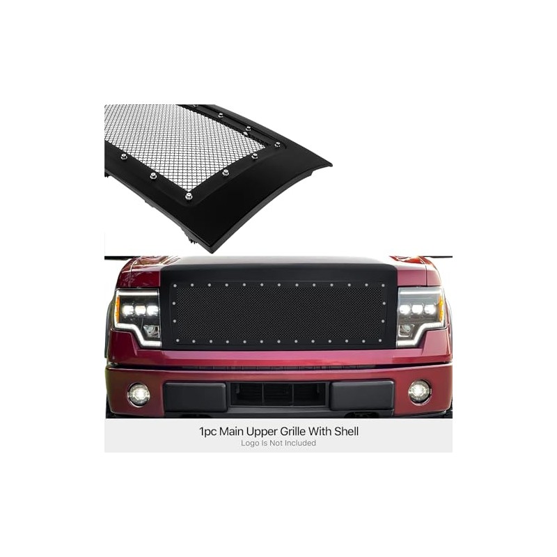 APS Compatible with Ford F-150 2009-2014 Main Upper Stainless Steel
