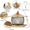 LBTING Bird Feeder for Outside, Squirrel Proof Wild Bird Feeder,