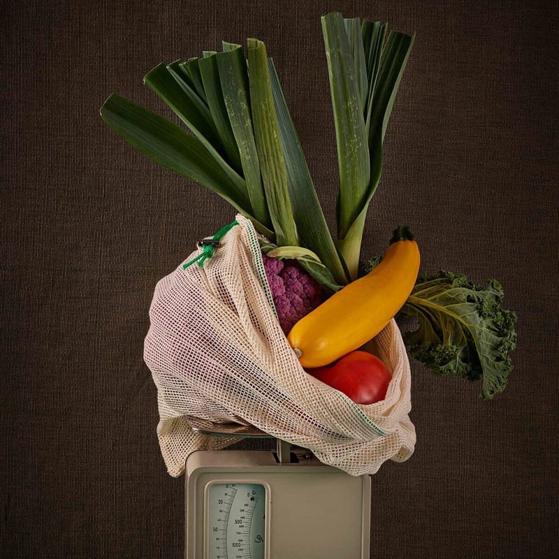 Obst- und Gemüsebeutel, 6er Set