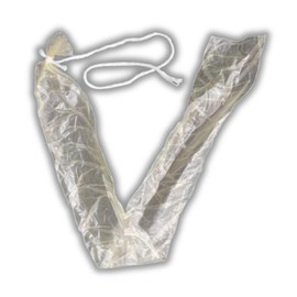 Bearded Butchers Pre-tied Ring Bologna Collagen Casing 40mm x 18" – Pack of 25 – Ideal for Trail Bologna, Sausage Making, and DIY Meat Processing for 25-30 lbs of Meat – Collagen Casings for Stuffing, Smoking & Cooking