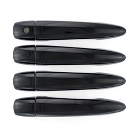 Trim Illusion Snap On Gloss Black Car Door Handle Cover Trim Accessories Compatible with Nissan Altima 2019-2024 No Smart Key, DH6326BLK