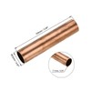 sourcing map Copper Round Tube, 22 mm OD 1 mm,