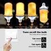 OMK Christmas Decorations Flame Light Bulbs, LED【Upgraded 2 Pack 】
