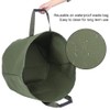 Portable Waterproof Reusable Canvas Garden Leaf Waste Bag, Garden Lawn