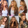 SOSEXY Ombre Body Wave Lace Front Wigs Human Hair 180%