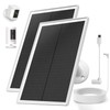 OuOudoit Solar Panel Charger for Ring Camera, Compatible with Ring
