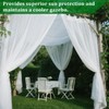2PCS Mosquito Netting for Patio,10 x 16.5 Ft Garden Mesh