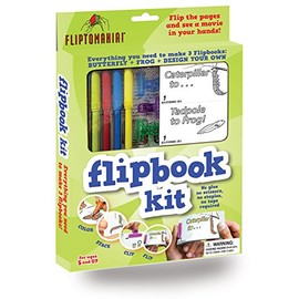 Fliptomania Flipbook Kit - Butterfly & Frog