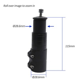 UPANBIKE Bike Stem Riser Adaptor Bicycle Fork Head Handlebar Head Up Rising Adapter 28.6mm