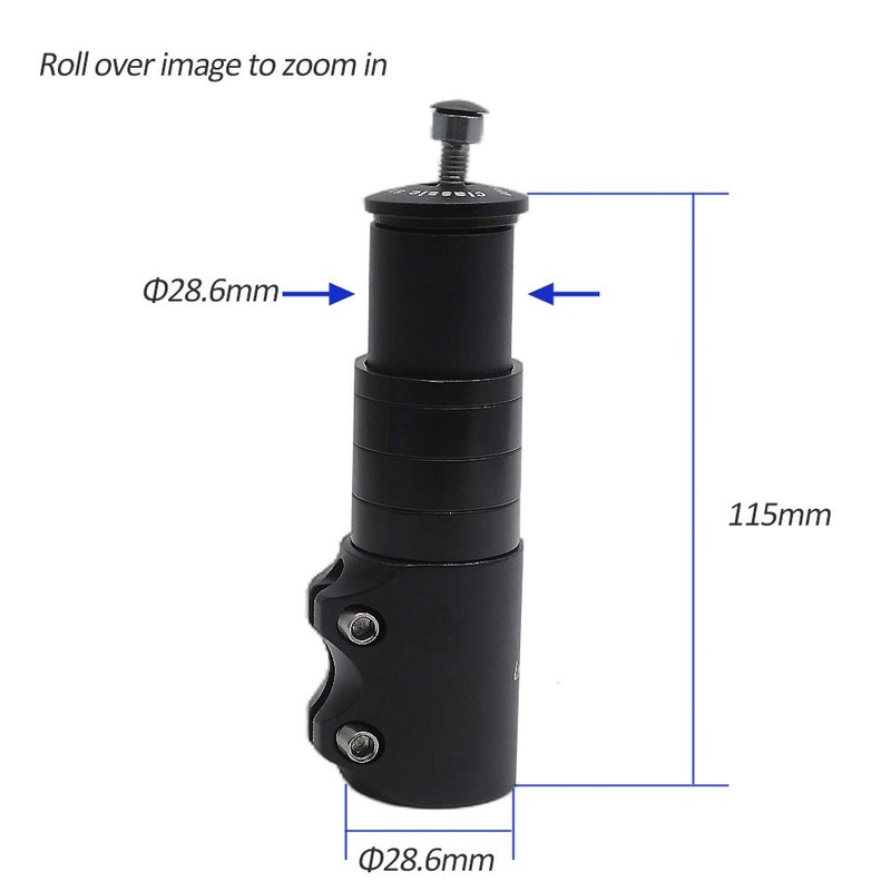 UPANBIKE Bike Stem Riser Adaptor Bicycle Fork Head Handlebar Head