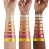 Highlighter Palette, 3D Rose Blush, Body Luminizer Highlighter Face Makeup,