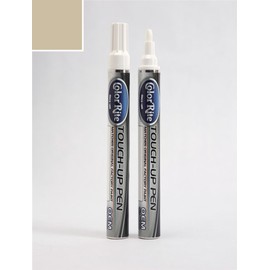 ColorRite Pen for Volvo 765 Automotive Touch-up Paint - Beige Metallic Clearcoat 400 - Color+Clearcoat Package