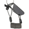 North Peak NP-3344 BK Snowboard Leash Cord [Maximum Leash Length