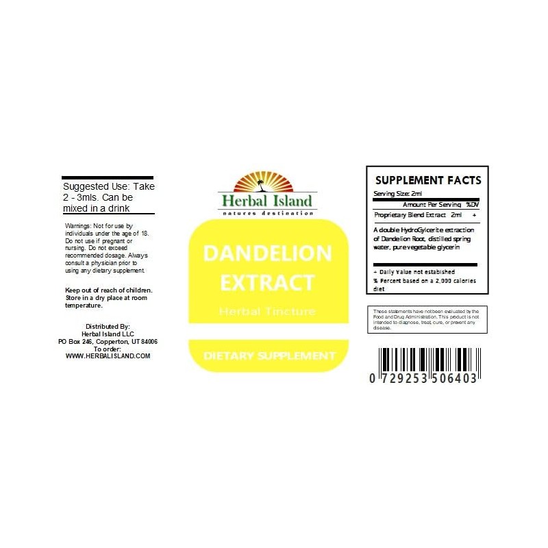 Dandelion Root Tincture - 8 fl oz