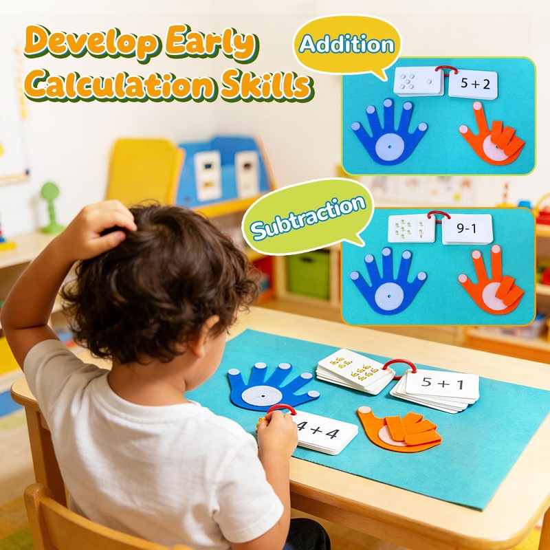 9-in-1 Montessori Busy Board Wooden Magnetic Maze Toy for 3+