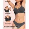 Seamless Wireless Bra for Women - No Underwire Push Up