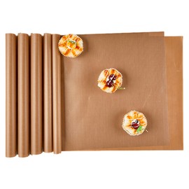 ZenithQuest Teflon Sheets for Heat Press, 5PCS Reusable Heat Resistant Heat Transfer Paper, Permanent Baking Film for Ironing T-Shirt Printing Thermal Mat (30x40 cm)