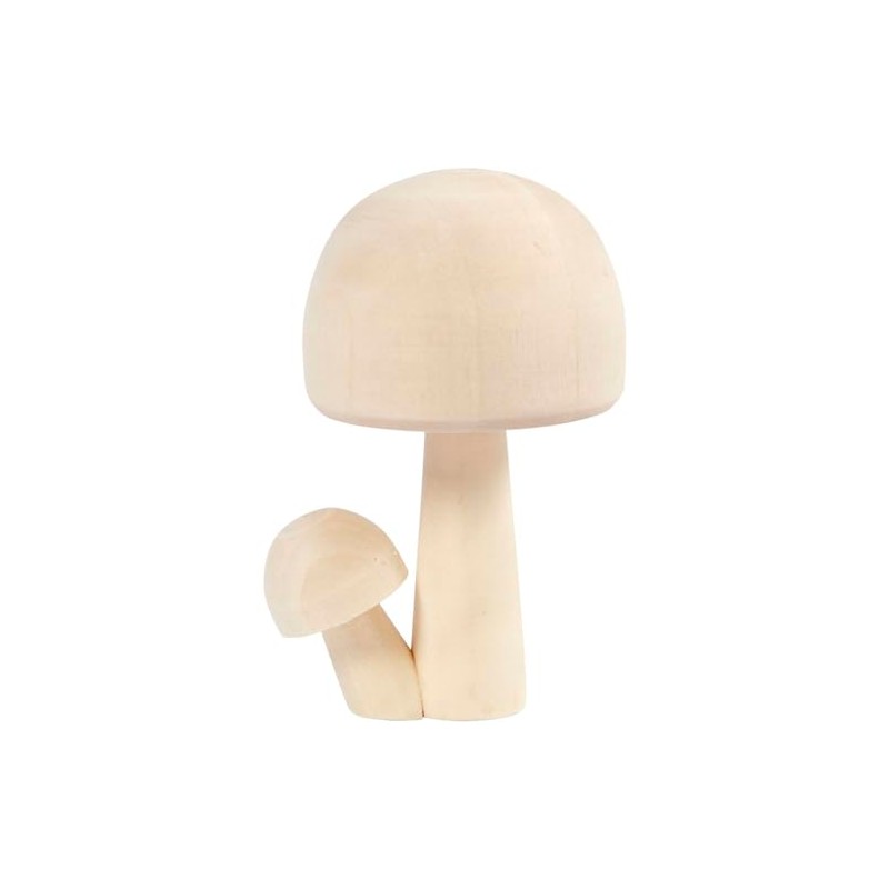 Mushrooms, H: 8.5 cm, W: 5.5 cm, 1 piece.