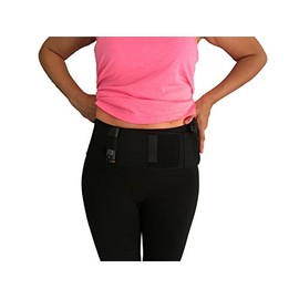 Women's Belly Band Gun Holster wtih Dual Magazine Holster. by AlphaHolster. Cross Draw - Right or Left Hand - Any Gun - Any Clothing (X-Large White)