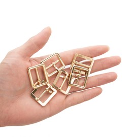 TAIYOU 10pcs Golden Roller Buckles Belt Buckles Metal Roller Buckles Pin Buckles Hardware Pin Buckles for Bags Leather Belt DIY Accessories Shoe - 20 mm