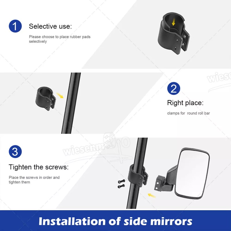 WSAYS Fit Can-Am Commander 800 1000 1.5 - 2" Roll