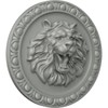 Ekena Millwork ROS08X08LI Lion Rosette, 7 3/4"OD x 2"P, Primed