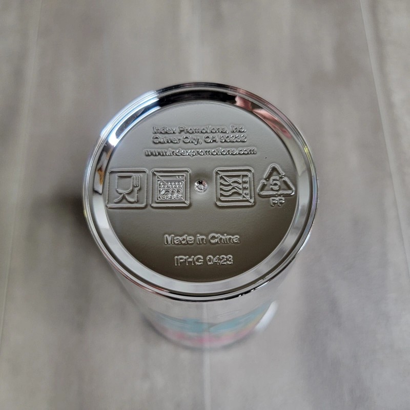 7-11 Limited Edition 7-11 Chrome Silver & Gold Plastic Slurpee