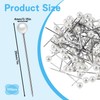 100Pcs Pearl Push Pins, Pearl Straight Pins, White Drawing Pin