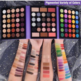 Pigmented Eyeshadow Palette with 15Pcs Brushes Makeup Cosmetic