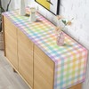 Pudodo Easter Buffalo Plaid Check Table Runner Spring Holiday Farmhouse
