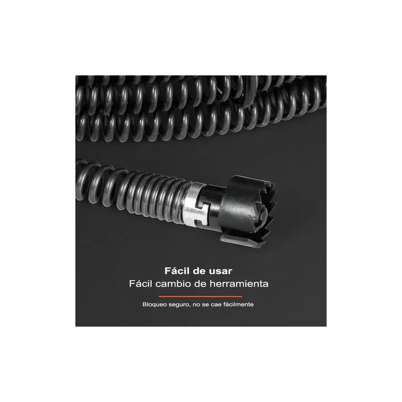 Draga De Tubería De Drenaje Doméstica De 15m, Máquina De