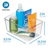 iDesign Cosmetics and Makeup Organiser, Plastic Cosmetics Organiser for Storing
