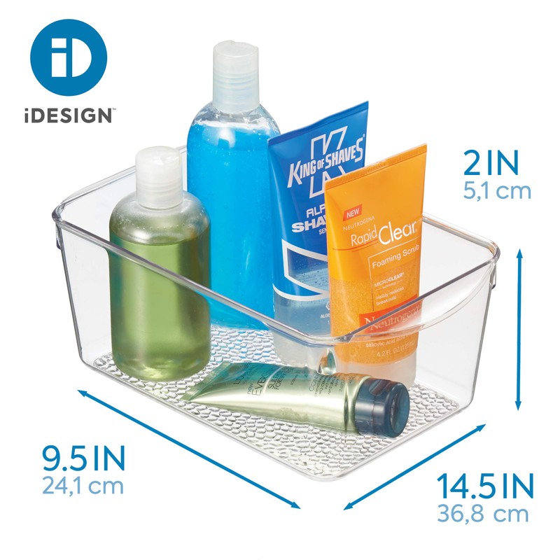 iDesign Cosmetics and Makeup Organiser, Plastic Cosmetics Organiser for Storing