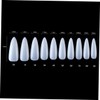 Healeved 600pcs Water Drop Shape Nail Decals Long Pointed Nail
