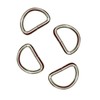50 Pack of Metal D Rings Heavy Duty 3/4 Inch