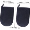 VICASKY 2piezas Aplicar Guantes Guantes Autobronceadores Sol para Bronceado Negros