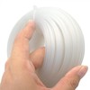 Zeqeey 2.4mm 0.095inch 50m 164ft White Round Nylon Grass Strimmer