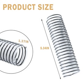 Lower Duct Hose For Shark Rotator Vacuum Cleaner NV752 NV751 UV795 NV501 NV502 NV552 NV650 NV340 NV400，Fits Shark Rotator 1-1/2" Replacement Lower Duct Hose (pack of 4)