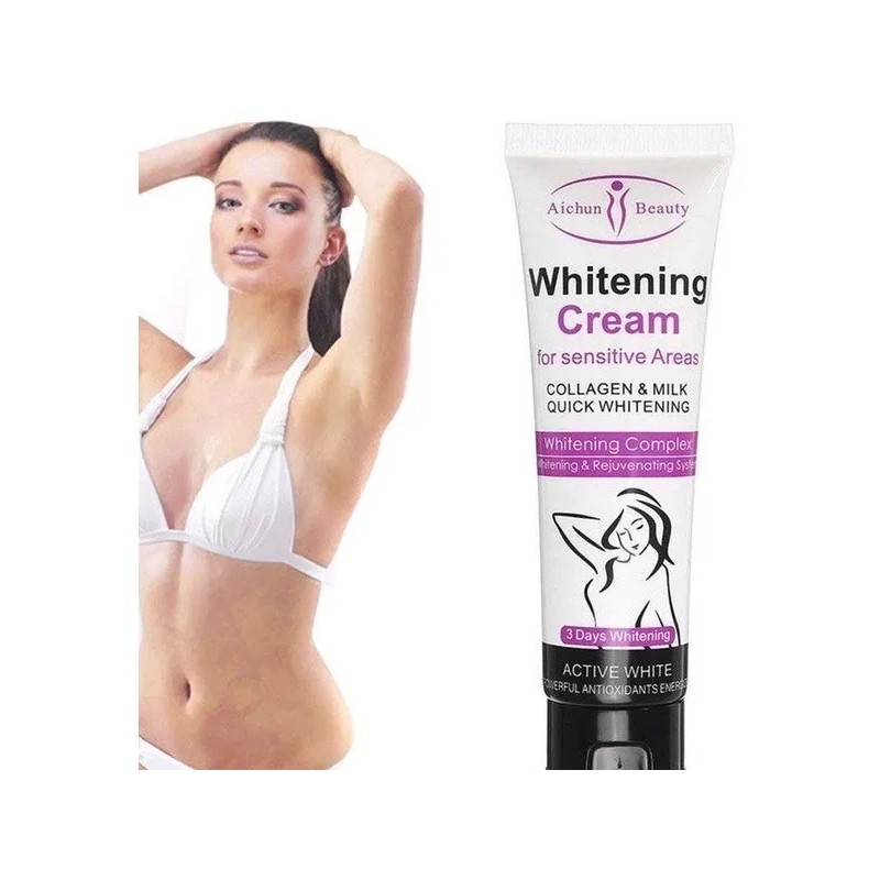 Crema Extra Aclarante Axila Zona Íntima Cuello Codos Eficaz Normal