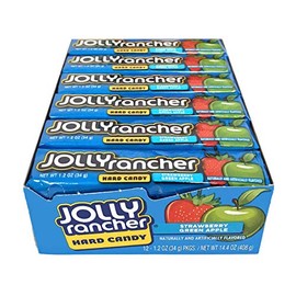 Jolly Rancher - Jolly Rancher Caramelo Macizo - 12 piezas, 410 g