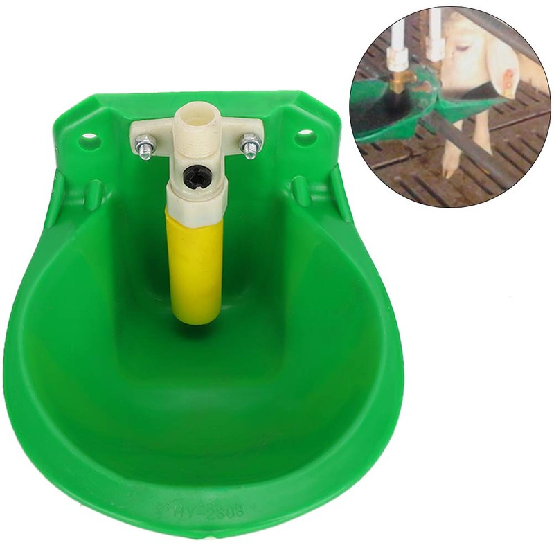 Ymiko Cuencos de Agua para ovejas, válvula táctil, Taza de