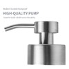 Enra Soap Dispenser, 12 oz Silver Bathroom Soap Dispenser, Stainless
