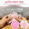 AYNKH 2PCS Cat Paw Squishy Toy,New Cat Pink Squeeze Foot
