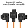 ZGCINE D-Tap to 5.5*2.5mm DC Connector Power Cable 60cm Length
