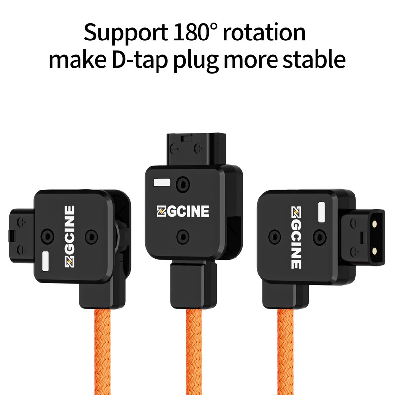 ZGCINE D-Tap to 5.5*2.5mm DC Connector Power Cable 60cm Length