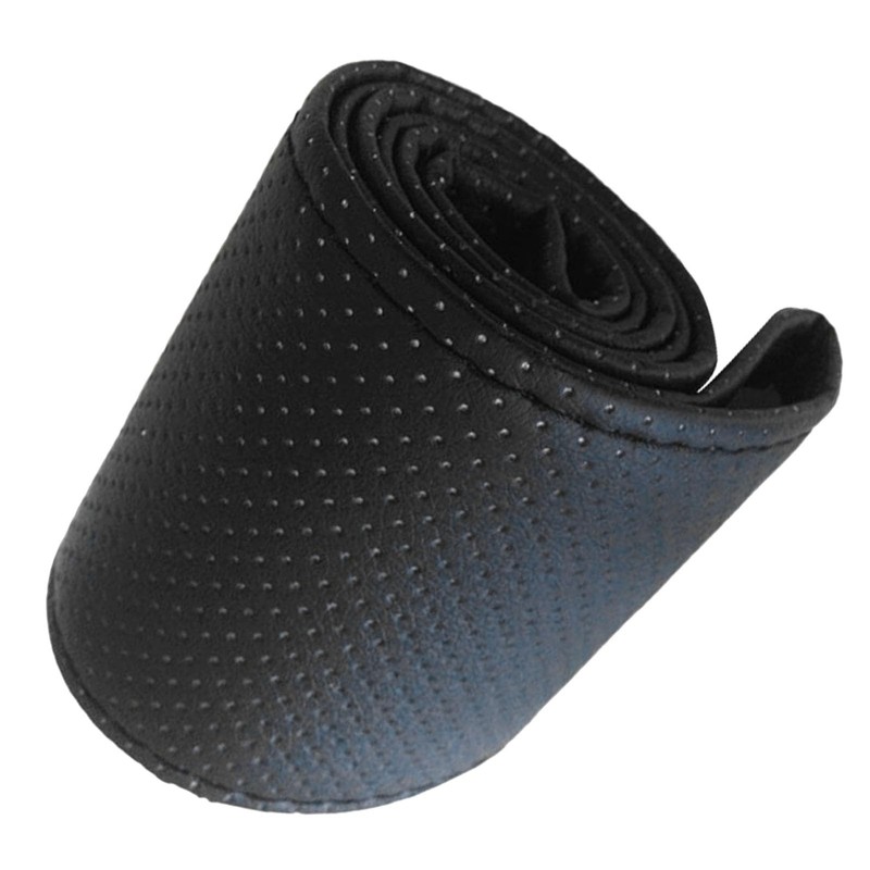 Steering Wheel Cover, Wear-Resistant Microfiber Leather, Durable Construction, Breathable Design,