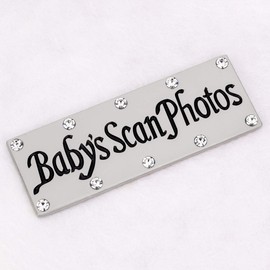 Metal Planet Ltd Photo Album for Baby's Scan Pictures - White