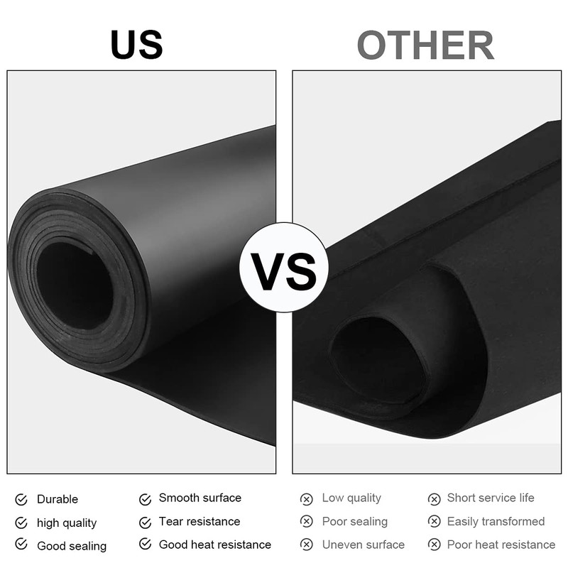 Rubber Strips Neoprene Rubber Mat Rubber Plate 25 mm (W)