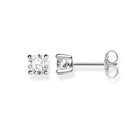 Thomas Sabo Women Stud Earrings Zirconia 925 Sterling Silver H1965-051-14