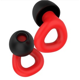 Ear Plugs for Sleeping, Reusable, Noise Reducing Earplugs for Sleep, Black Red